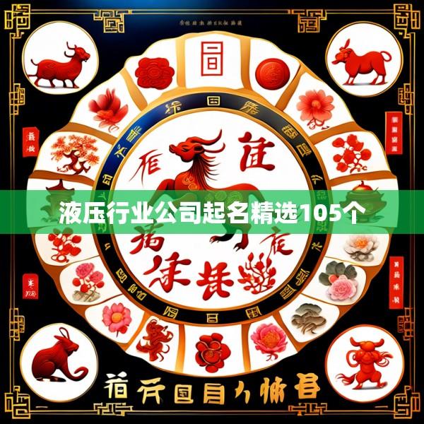 液压行业公司起名精选105个