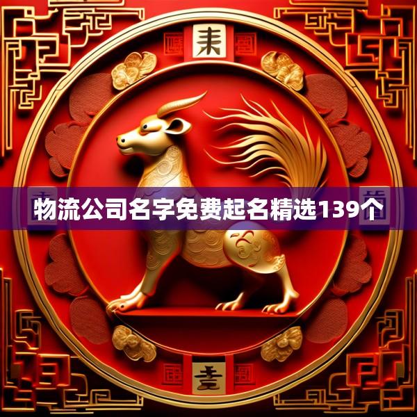 物流公司名字免费起名精选139个