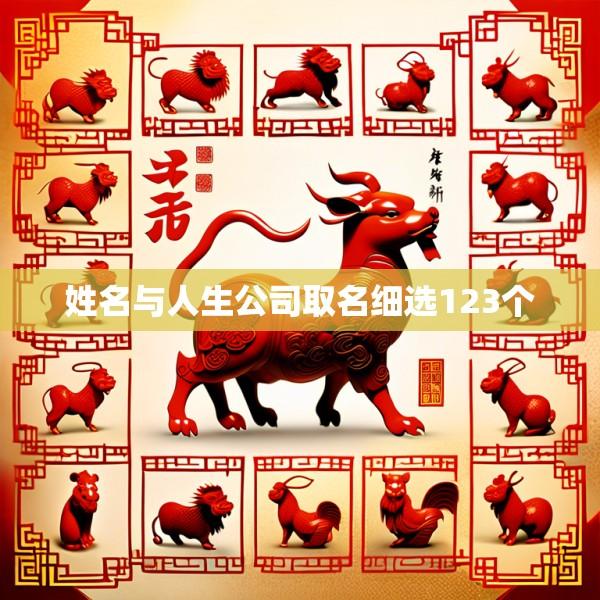 姓名与人生公司取名细选123个